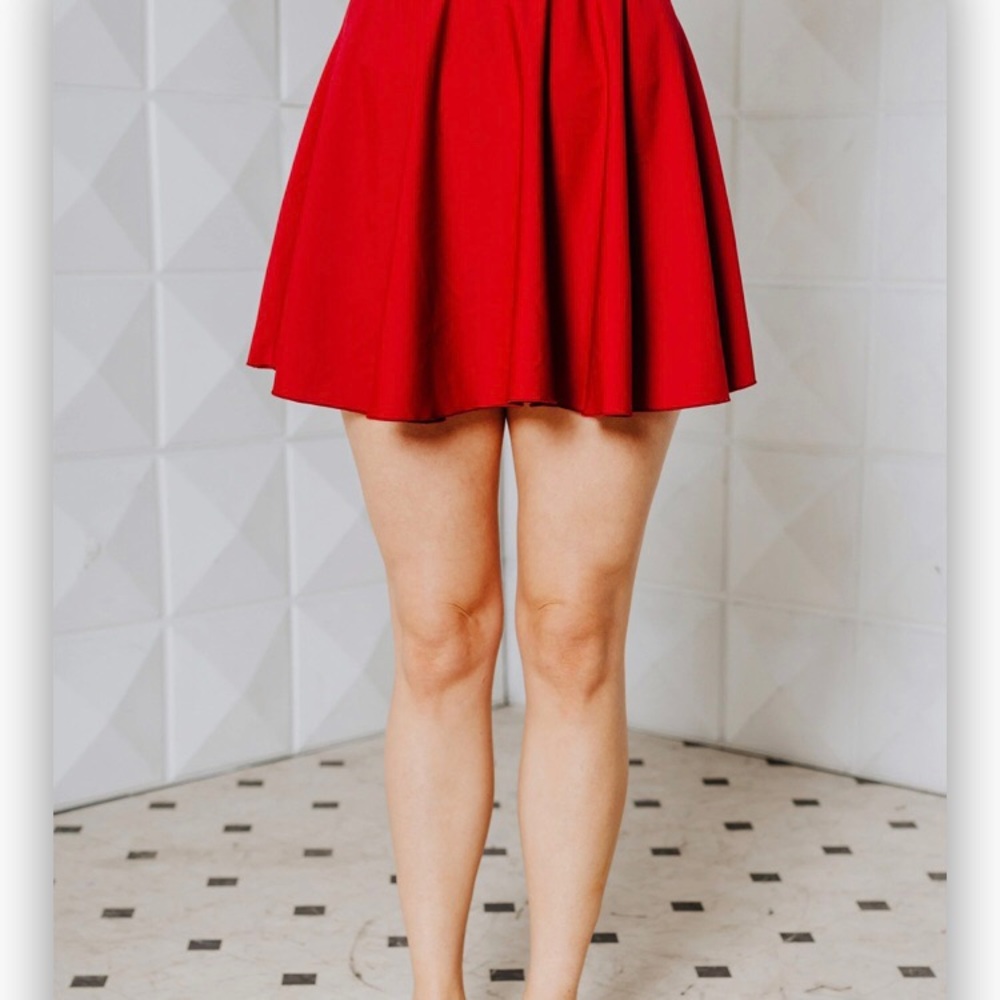 Jessica Rey Swim Skirt in Bordeaux